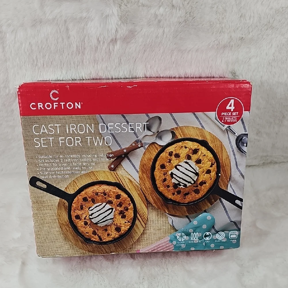 Crofton Cast Iron Dessert Set for Two
